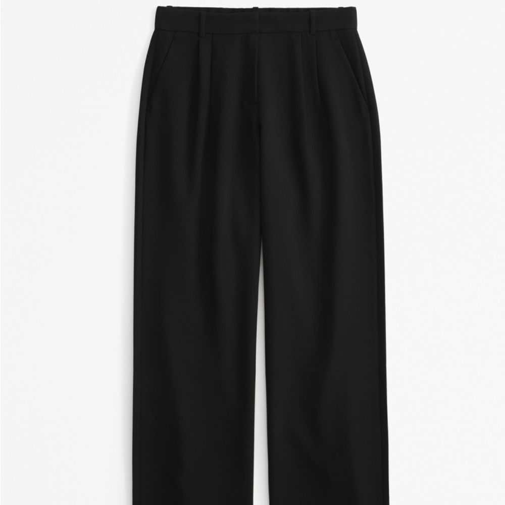 AF Sloan Trousers Black Crepe Pants